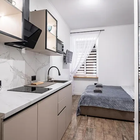 Apartment новенька квартирка біля вокзалу та костелу вулиця війтовича 1 Lviv